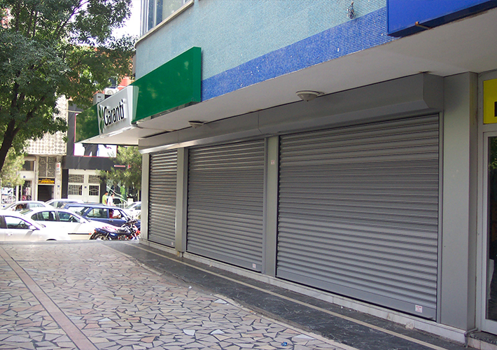 Steel Roller Shutter Garage Door 